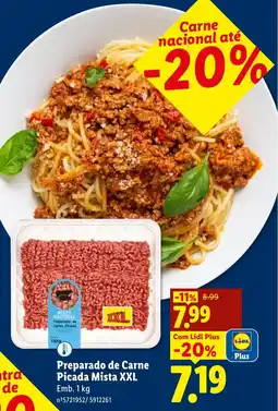 Lidl Preparado de Carne Picada Mista XXL promoção