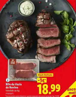 Lidl Bife da Vazia de Bovino promoção
