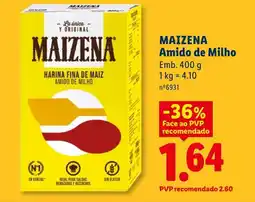 Lidl MAIZENA Amido de Milho promoção