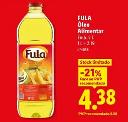 Lidl FULA Óleo Alimentar promoção