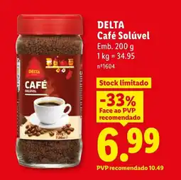 Lidl DELTA Café Solúvel promoção