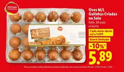 Lidl Ovos M/L Galinhas Criadas no Solo promoção