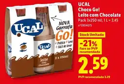 Lidl UCAL Choco Go! Leite com Chocolate promoção