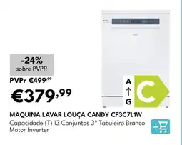 Radio Popular MAQUINA LAVAR LOUÇA CANDY CF3C7L1W promoção