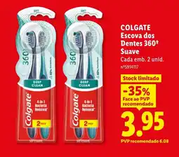 Lidl COLGATE Escova dos Dentes 360º Suave promoção