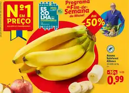 Lidl Banana Rainforest Alliance promoção