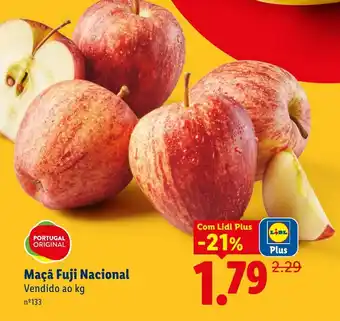 Lidl Maçã Fuji Nacional promoção