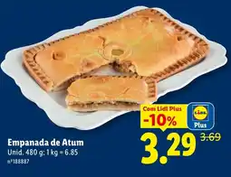 Lidl Empanada de Atum promoção