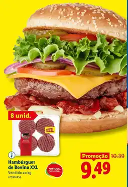 Lidl Hambúrguer de Bovino XXL promoção
