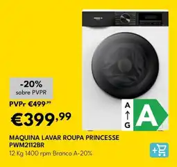 Radio Popular Maquina lavar roupa princesse pwm2112br promoção