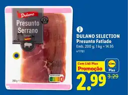 Lidl DULANO SELECTION Presunto Fatiado promoção