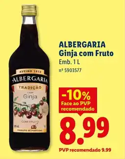 Lidl ALBERGARIA Ginja com Fruto promoção