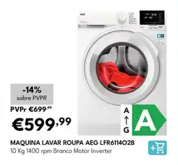 Radio Popular Maquina lavar roupa aeg lfr611402b promoção