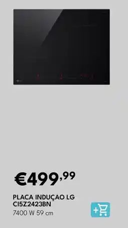 Radio Popular Placa induçao LG C15Z2423BN 7400 W 59 cm promoção