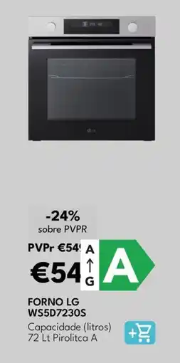 Radio Popular Forno LG WS5D7230S promoção