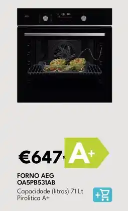 Radio Popular Forno aeg OA5PB531AB promoção
