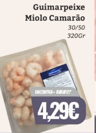 Belita Guimarpeixe Miolo Camarão 320g promoção