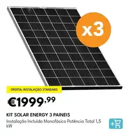 Radio Popular Kit solar energy 3 paineis promoção
