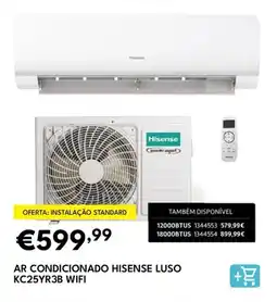 Radio Popular Ar condicionado hisense luso KC25YR3B WIFI promoção