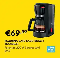 Radio Popular Maquina cafe saco bosch tka4m233 promoção