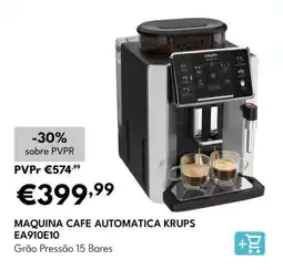 Radio Popular Maquina cafe automatica krups EA910E10 promoção