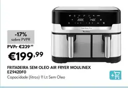 Radio Popular Fritadeira sem oleo air fryer moulinex EZ942DFO promoção