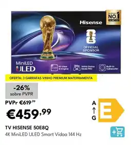 Radio Popular TV HISENSE 50E8Q promoção