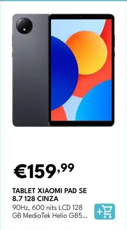 Radio Popular Tablet xiaomi pad se 8.7 128 cinza promoção