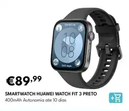 Radio Popular Smartwatch huawei watch fit 3 preto promoção
