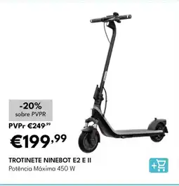 Radio Popular Trotinete ninebot E2 E II promoção