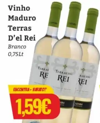 Vinho Maduro Terras D'el Rei 0,75Lt