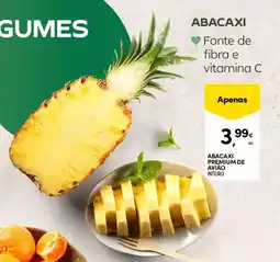 Continente Abacaxi premium de avião inteiro promoção