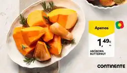 Continente Abóbora butternut promoção