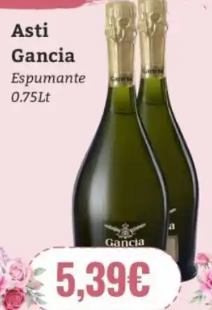 Belita Asti Gancia 0,75Lt promoção