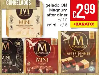 Bolama gelado Olá Magnum after dinner promoção