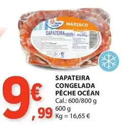 E.Leclerc Sapateira congelada pêche océan promoção