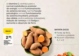 Continente Batata doce laranja biologica continente bio promoção