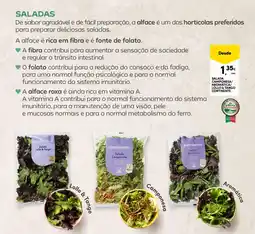 Continente Salada camponesa/ aromática/ lollo & tango continente promoção