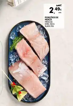Continente Porções de perca frescas promoção
