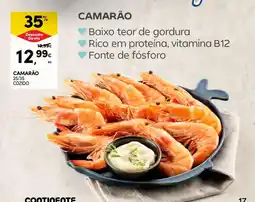 Continente Camarão 25/35 cozido promoção