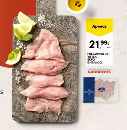 Continente Preguinho de vitela branca promoção