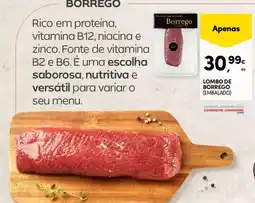 Continente Lombo de borrego (embalado) promoção