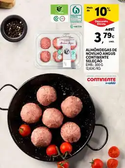 Continente Almondegas de novilho angus continente seleção promoção