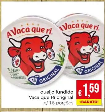 Queijo Fundido Vaca Que Ri Original c/16 Porções