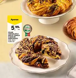 Continente Folar chocolate e avela/canela e açúcar mascavado promoção