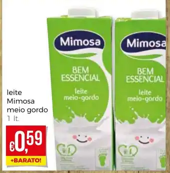 Bolama Leite Mimosa Meio Gordo 1lt promoção