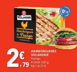 E.Leclerc Hamburgueres volandrie promoção