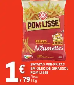 E.Leclerc Batatas pré-fritas em óleo de girassol pom'lisse promoção