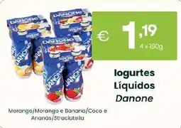 Roque Supermercados logurtes Líquidos Danone promoção