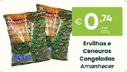 Roque Supermercados Ervilhas e Cenouras Congeladas Amanhecer promoção